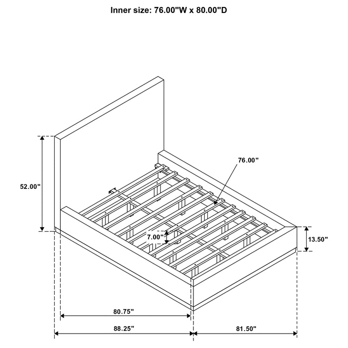 Knox Panel Platform Bed