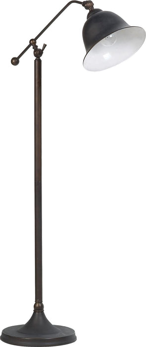 Eduardo Bell Shade Floor Lamp Dark Bronze image