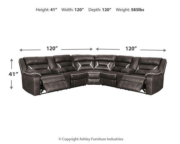 Kincord Power Reclining Sectional