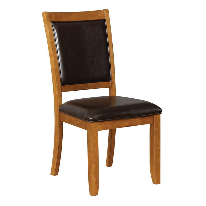 Nelms Casual Deep Brown Dining Chair