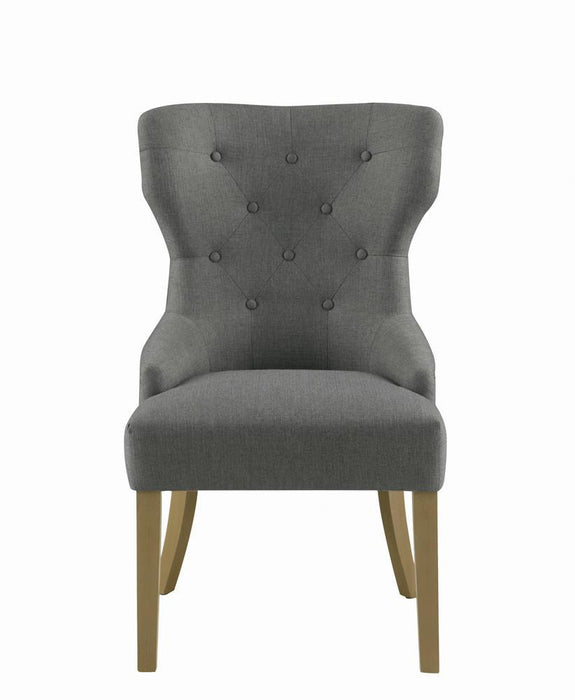 Baney Tufted Upholstered Dining Chair Grey