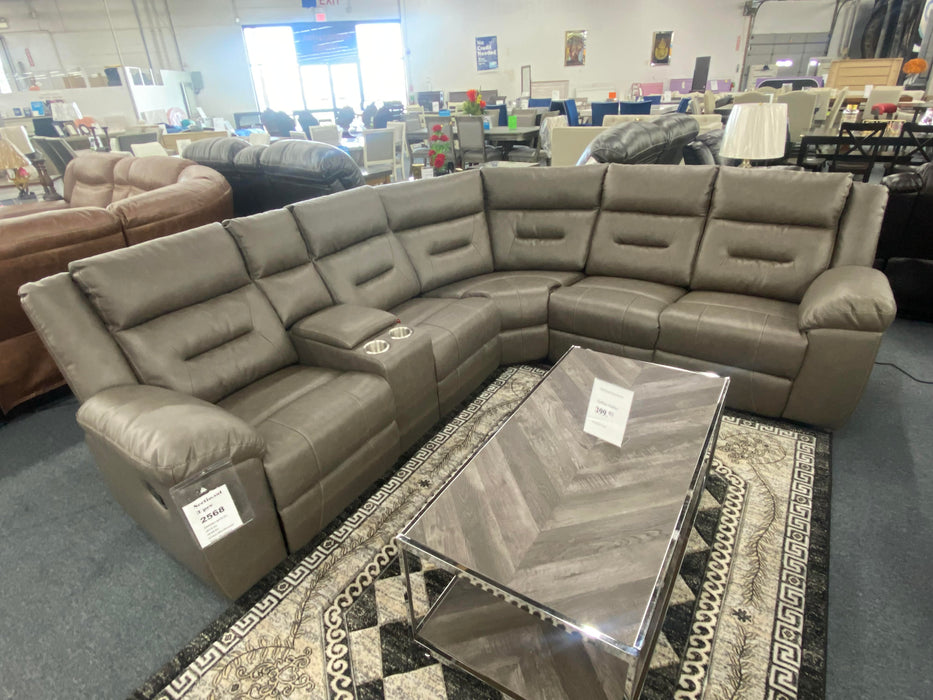 3 Piece reclining Sectional