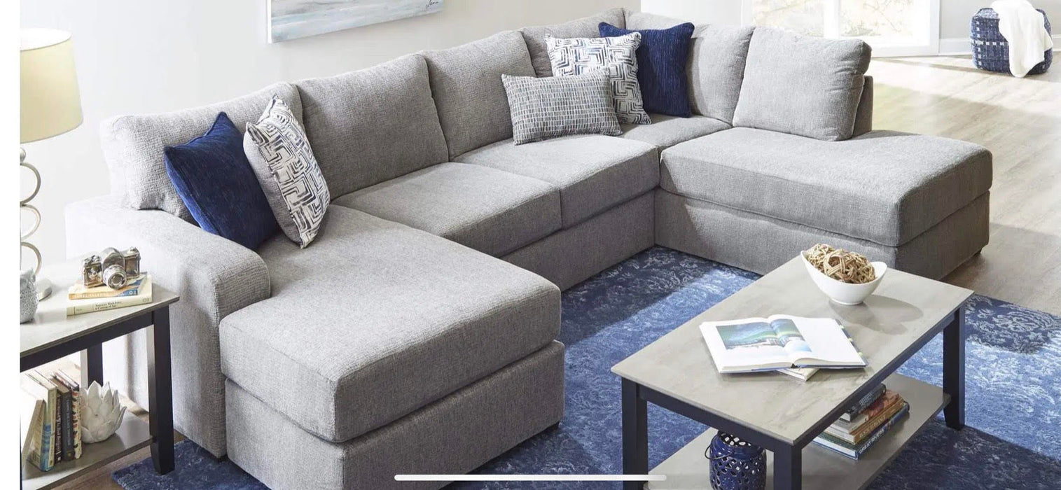 3 Pc Sectional - Grey